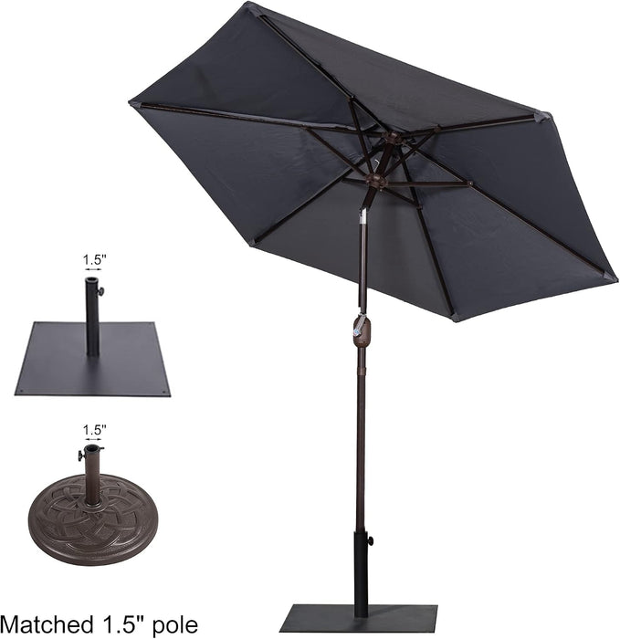 Patio Umbrella, Outdoor Umbrella with Crank