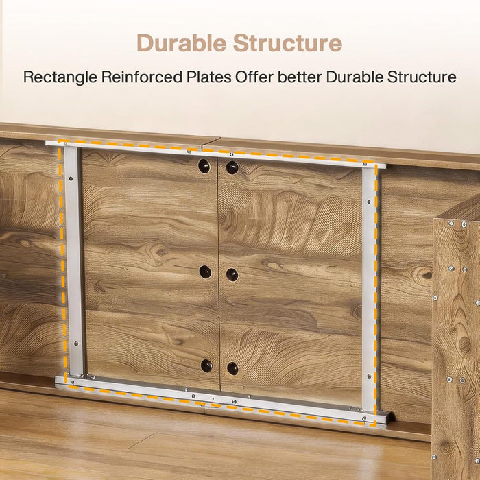 78 Inch RusticWoodFinish Dining Table With Pedestal