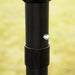 9' Patio Umbrella Outdoor Table Umbrella with 8 Sturdy Ribs (Black and White)