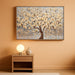 Floral Tree of Life Large Framed Wall Art Modern Home Decor Neutral | 20X40In,Canvas Print,Living Room Bedroom Wall Art,Cherry Blossom Picture,Abstract Painting,Japanese Aesthetic,Ready to Hang