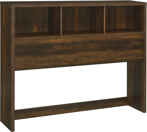 Westpark 49-Inch Queen Bookcase Headboard Dark Pine