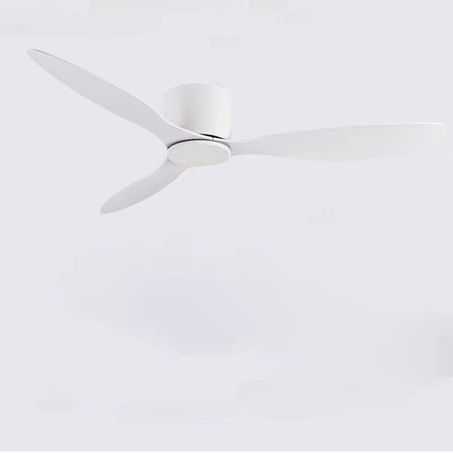 42 52 Inch Ceiling Fans No Light DC Motor Remote Control Cooling Fans Lamp Low Floor Ceiling Fan White Wood Black Color FANS