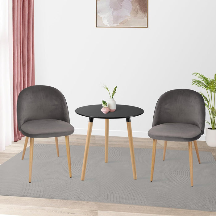 Modern Dining Chair Velvet Chairs, Dining Chairs, Dining Table Chairs Upholstered Chairs with Backrest Wooden Style Metal Legs for Dining Room, Living Room, Restaurant Cafe.