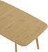 Extendable Dining Table FortySevenToFiftyNineInches Oak Veneer