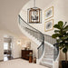 Six Lights Farmhouse Chandelier Rustic Black Finish
