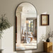 -30X71 Inch Wall Mount Arched Full Length Mirror-Aluminum Alloy Frame High Definition-Full Body Mirror for Bedroom or Living Room,Black