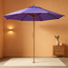 Outdoor Patio Market Umbrella with Wooden Pole - 8.5' - Purple