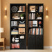 70-Inch Tall Industrial-Grade 6-Shelf Bookcases With Doors