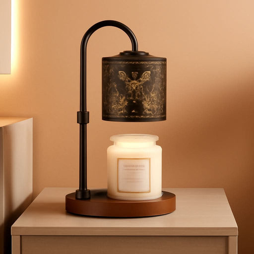 Dimmable Candle Warmer Lamp with Timer Adjustable Height for Scented Jar Candles Electric Candle Wax Melt Warmer for Home Decor Christmas Birthday Gifts for Women Mom(Hummingbird)