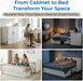 Queen MurphyStyle Cabinetry Bed USB Charging Station