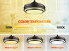 48 Inch Retractable Ceiling Fan Intelligent Controller