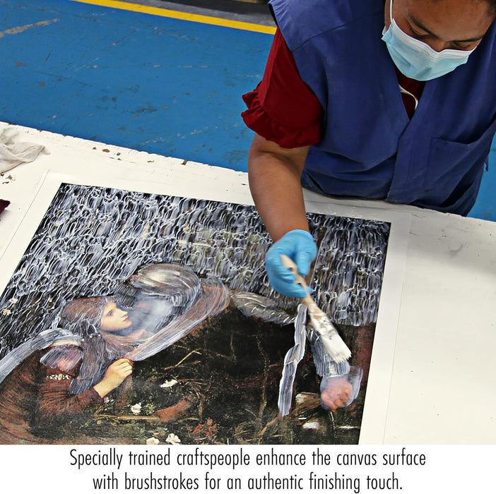 Le Couloir De L'Opera Canvas Replica Painting: Medium