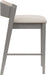 Dresden Wood Counter Height Stool, Distressed Gray