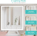 White Makeup Vanity Desk With Mirror LedLightingSystem