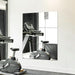 Wall Mirror,Full Length Mirror Tiles for Wall Decor, Modern Full Body Mirror for Home, Office, and Gym（Glass, 16''X12''X 9PCS）