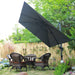 Outdoor Umbrella 8' X 8' Square Premium Sun Protection Grey | Smooth One-Hand Shade Control, Fade Resistant, Premium Aluminum Frame, 5 Tilt to Fit the Sun, Arrives Safe, Built to Last