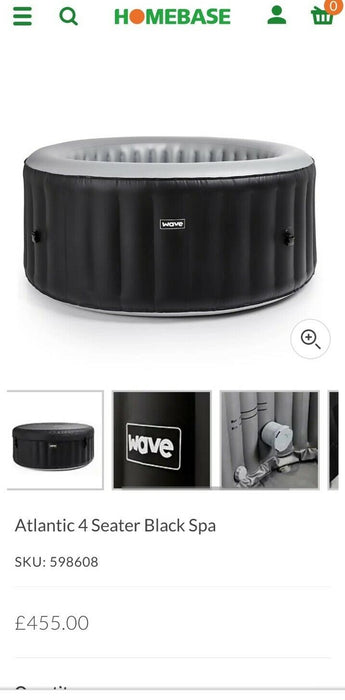 Wave Atlantic Hot Tub (2-4PERSON) ..BRAND NEW..RRP £455