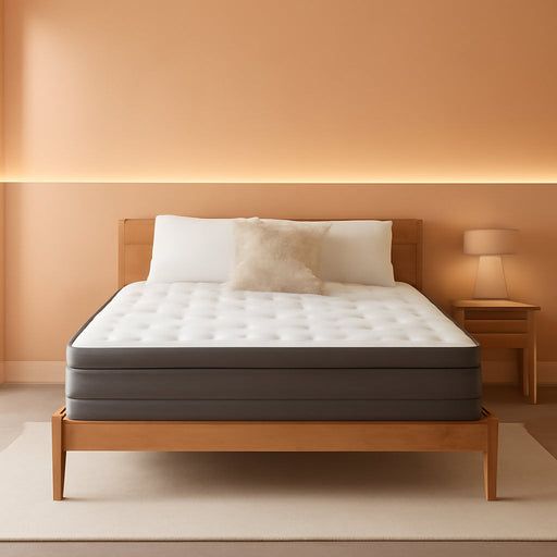 Queen Size Mattress, 12 Inch Hybrid Memory Foam Mattress in a Box with Pocket Springs, Medium Firmness, Pressure Relief & Motion Isolation, Certipur-Us Certified