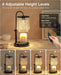 Candle Warmer Lamp with Timer Dimmer and 3 Bulbs, Lamp Candle Warmer with Marble Base,Wax Melt Warmer for Jar Candles, Birthday Gifts for Women Mom, House Warming Gifts New Home Decor