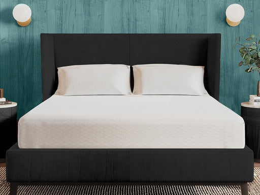 Queen Size 8-Inch Gel Memory Foam Mattress, Comfortable with Pressure Relieving Ergonomic Support, Breathable Soft Fabric Cover, Fiberglass Free, Mattress in a Box