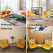 Yellow Wingback Slipper Armchair UltraLux Deluxe Two