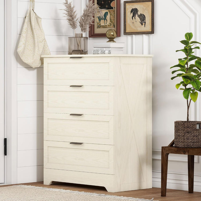 4 Closet Dresser, Farmhouse Dressers & Chests of Drawers, Light Oak