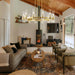 12 Light Brass round Chandelier 36" Wagon Wheel Chandeliers for Dining Room Light Fixture Clear Glass Tube Chandelier Modern Farmhouse Chandeliers for Livingroom Foyer, Bulb Included