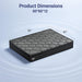Queen Mattress 12 Inch, Firm Hybrid Memory Foam Mattress in a Box with Individual Pocket Springs, Pressure Relief, Motion Isolation, Fiberglass Free, Certipur-Us Certified 80"X 60"(Gray)