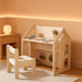 Playhouse Shaped Toddler Table And Chair Chalkboard