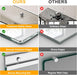 Home Gym Mirror for Wall, 50"X25"X2Pcs, Workout Mirrors for Home Gym