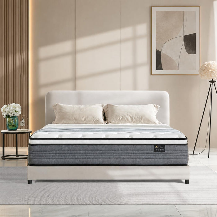 King Size Matresses, 14 Inch Pocketed Spring King Mattress in a Box