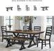 Signature Design by Ashley Wildenauer Extendable Dining Table, Farmhouse
