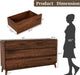 9 Drawer Mid Century Modern Dresser for Bedroom Chest of Drawers for Closet