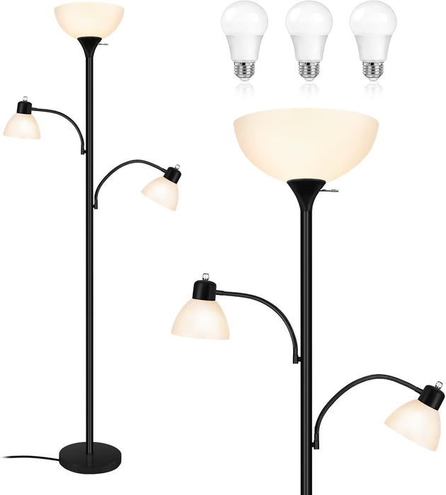 Floor Lamps for Living Room, 72" Tall Torchiere Floor Lamp