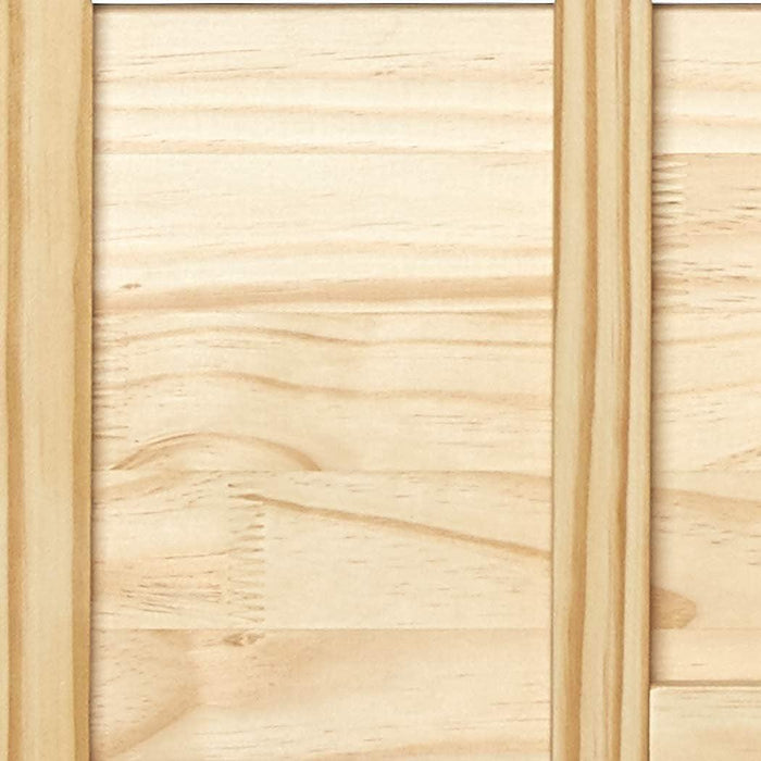 3-Shelf Folding Stackable Bookcase (27.5" Wide)-Natural