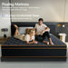 14 Inch King Size Mattress in a Box,Gel Hybrid Memory Foam Individually Wrapped Pocket Springs for Motion Isolation,Pressure Relief,Certipur-Us,Medium Firm-Black