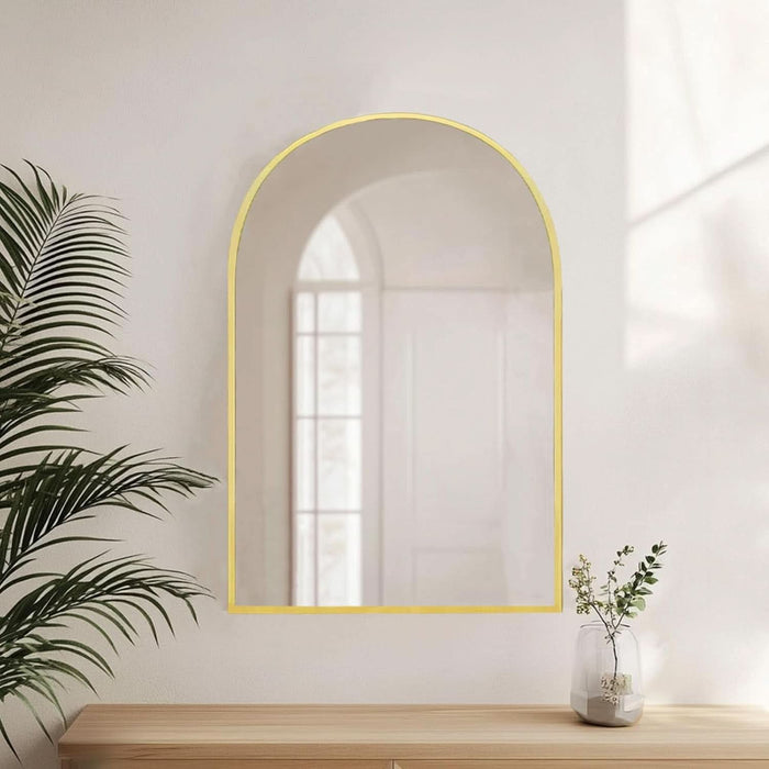 Arched 24x36 Inch Explosionproof Wall Mounted Mirror