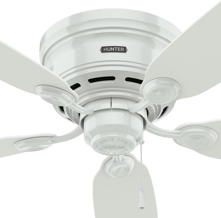 Low Profile IV, Indoor, Ceiling Fan, No Light, 42 Inch, Snow White