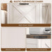 Two Drawer Farmhouse Vertical Filing Cabinet White