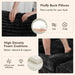 Modular Sectional Sofa Black Corduroy Convertible Sleeper