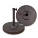 50 Lbs. Steel round Patio Umbrella Base in Bronze