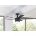 Merwry 52 In. Integrated LED Indoor Matte Black Ceiling Fan with Light Kit and Remote Control