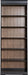 Liberty Furniture Meritage 84 Inch Bookcase for Home Office - Aged Charcoal W/Rub Thru & Caramel
