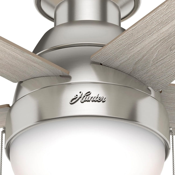 Indoor 46 Inch Brushed Nickel LED Ceiling Fan