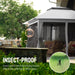 13x13 Pop Up Gazebo White Weatherproofing Durability