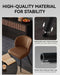 Upholstered Faux Leather Dining Chairs Set of 4, Brown