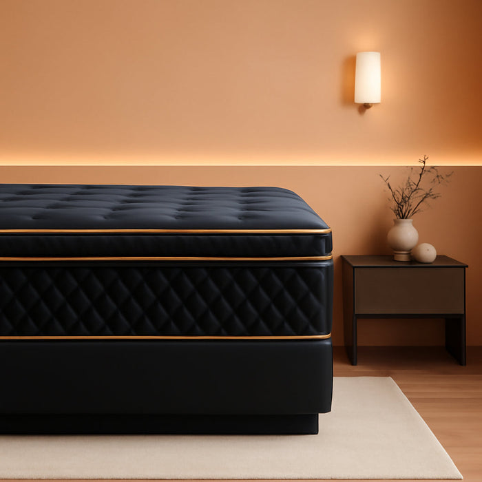 14 Inch King Size Mattress in a Box,Gel Hybrid Memory Foam Individually Wrapped Pocket Springs for Motion Isolation,Pressure Relief,Certipur-Us,Medium Firm-Black