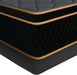 14 Inch King Size Mattress in a Box,Gel Hybrid Memory Foam Individually Wrapped Pocket Springs for Motion Isolation,Pressure Relief,Certipur-Us,Medium Firm-Black