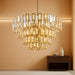 Modern Gold Crystal Chandelier 19-Light Foyer Dining Room Fixture