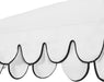 Tracy 9' Scalloped Market Patio Umbrella, White